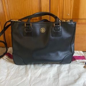 Tory Burch work purse with adjustable strap
